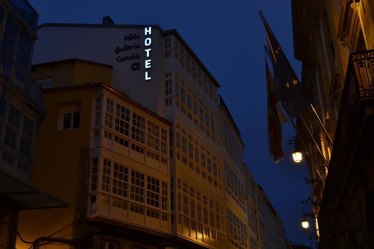 Hotel Alda Galeriآكورونيا المظهر الخارجي الصورة
