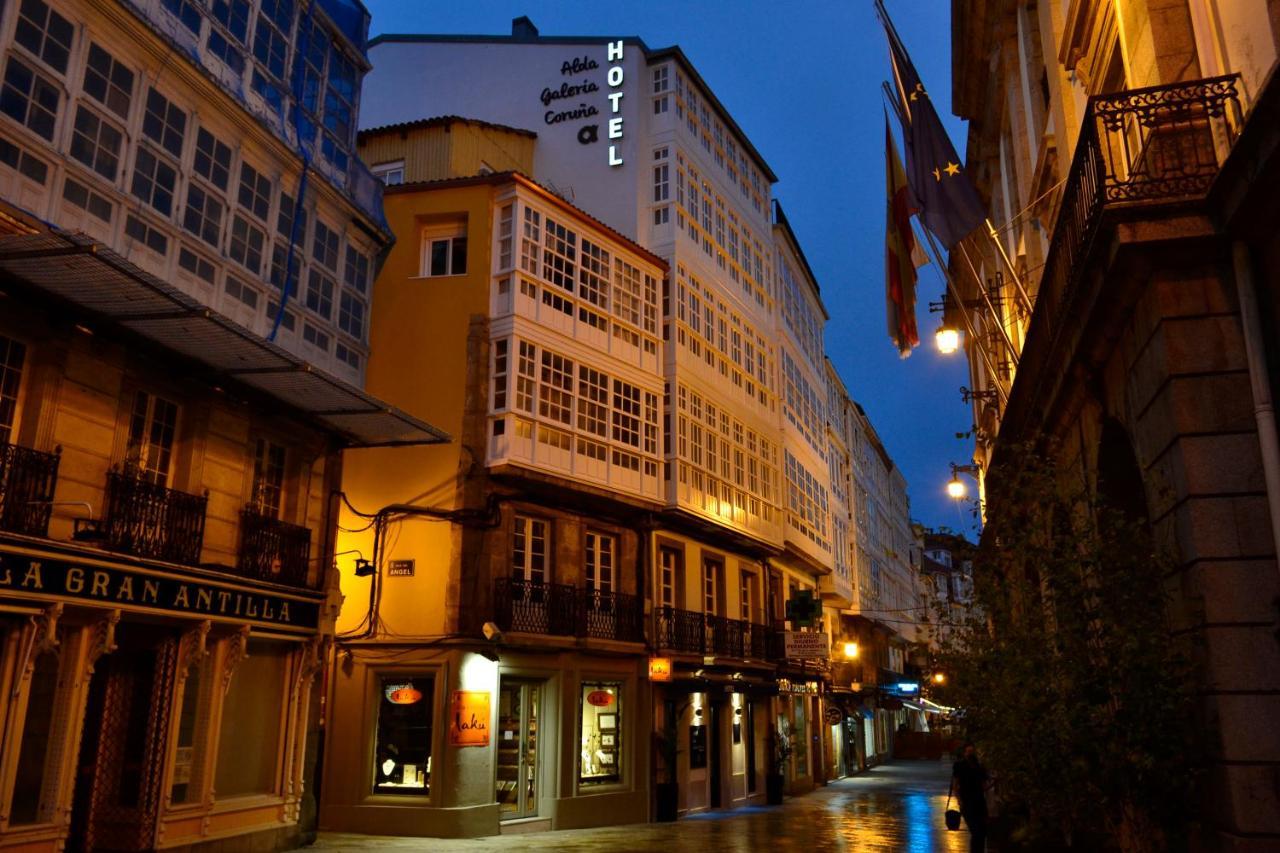 Hotel Alda Galeriآكورونيا المظهر الخارجي الصورة